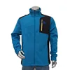 High quality polyester coarse needle knitted softshell fabric jacket