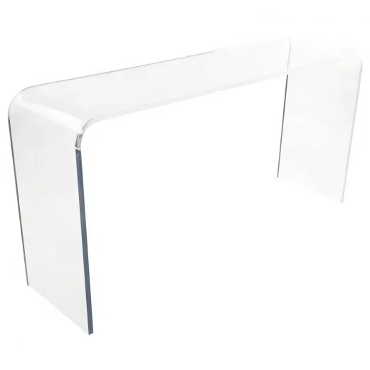 U Shaped Luxury Clear Perspex Acrylic Console Table Desk Buy