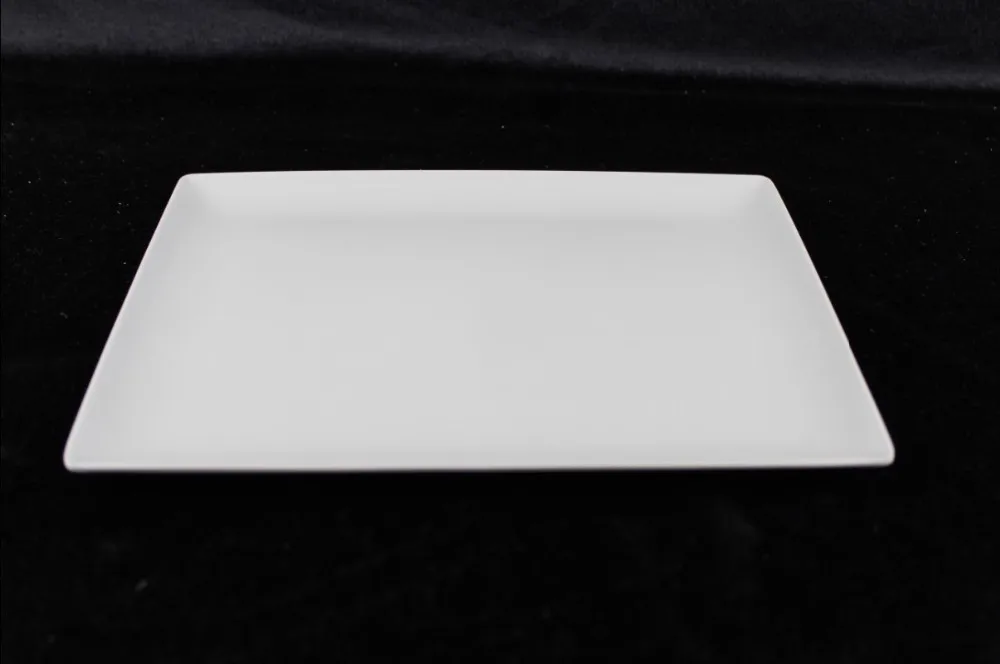 100%melamine white noodle plate