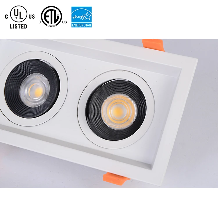 24w COB Recessed Integrated led multiple downlight
