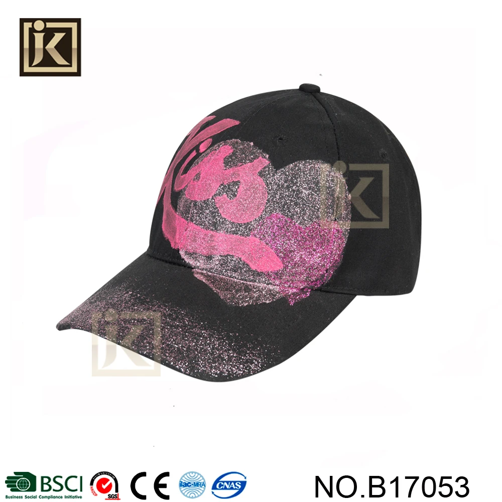 womens black ball cap