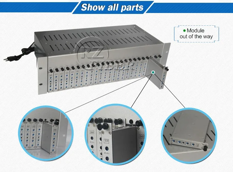 48860mhz Analog Rf Modulator 24 Channel Fixed Frequency Agc Control
