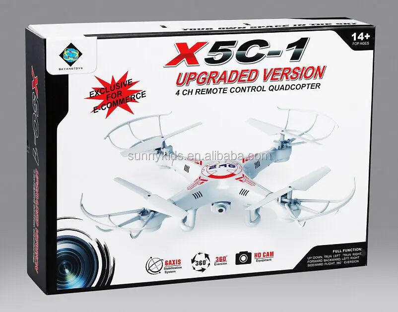 Pk Drone Syma X5c 2.4g 4ch Big Rc Quadcopter With Hd Camera Video - Buy