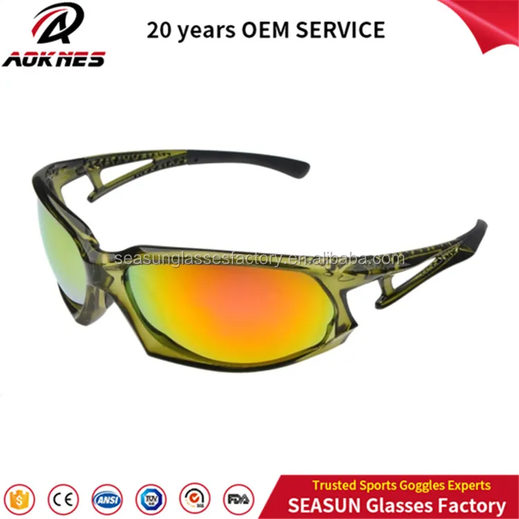 PLAYBOOK Sports Biker Riding Glasses Polarized Light Wind Resistant Sunglasses