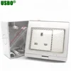 British type 1 gang uk ip55 electrical wall socket with switch