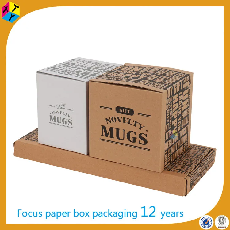 Kraft Cup Packing Insert Mug Box With Foam Buy Mug Box With Foam,Cup
