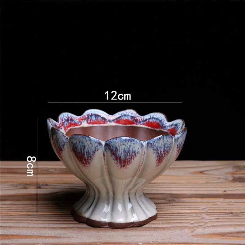 Lotus Shape Flower Pot Ceramic Pot Decoration Buy Ceramic Pot