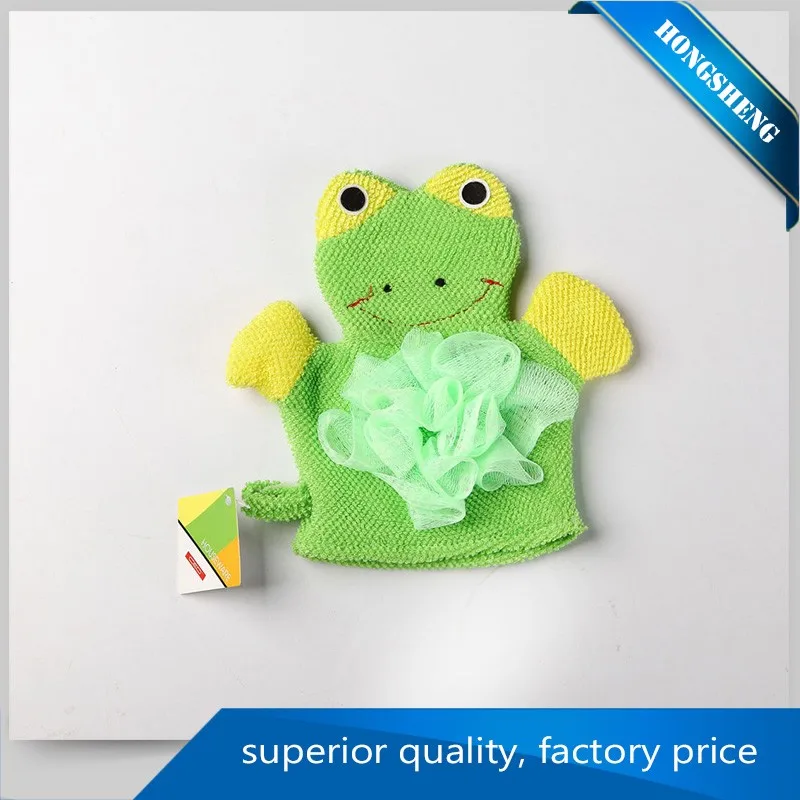 Hot Selling Custom Animal Shapes Baby Bath Sponge With High Quality