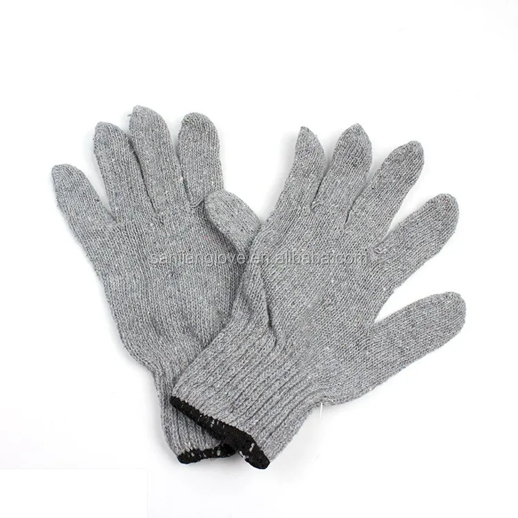 Grey Color Cheap Price Knitting Cotton Glove Buy Cotton Hand Gloves,Cotton Knitting Glove