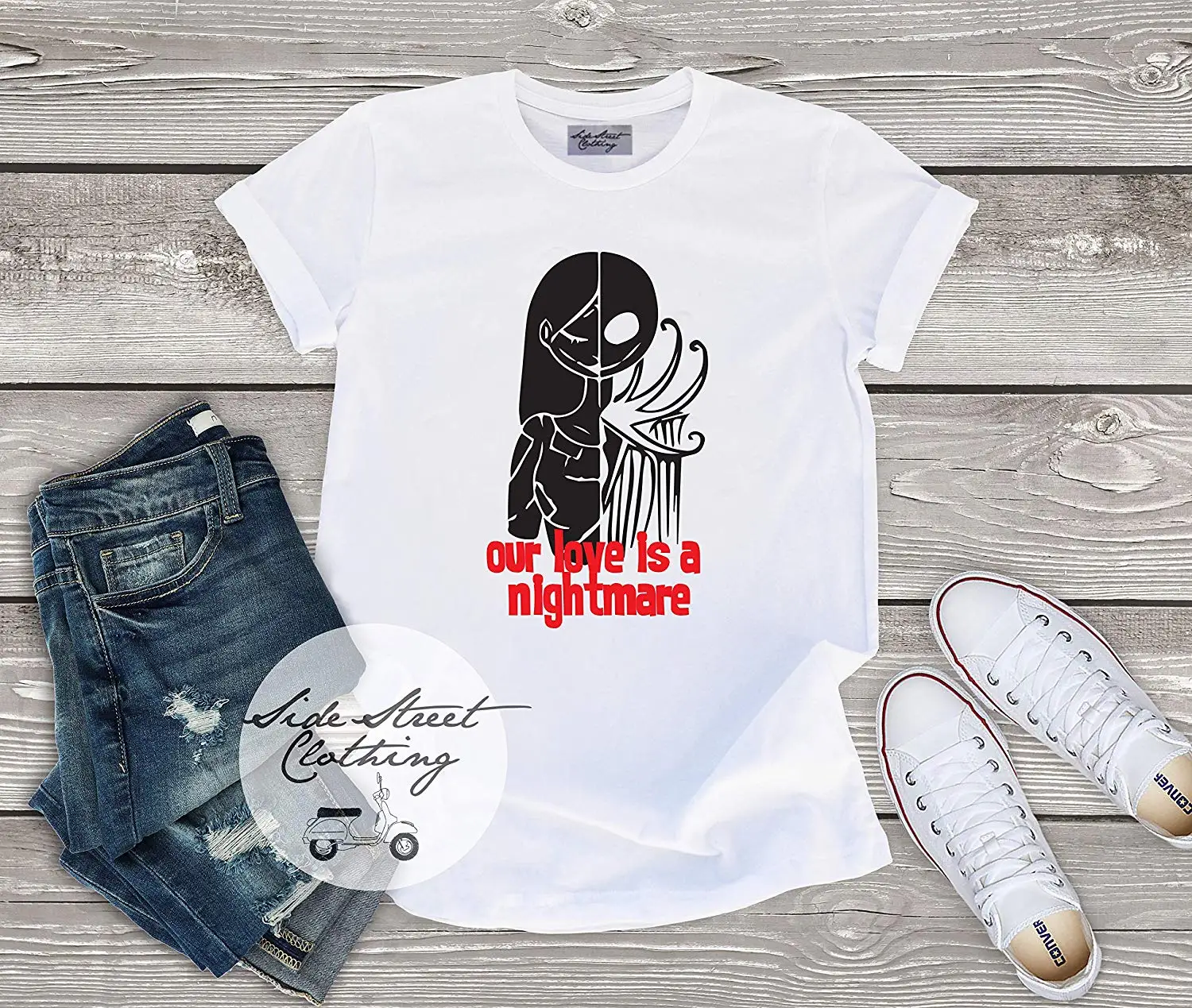 Buy Jack Skellington And Sally T Shirt Baby Toddler Youth Women Men Goth Emo Halloween Nightmare Before Christmas Tim Burton In Cheap Price On Alibaba Com