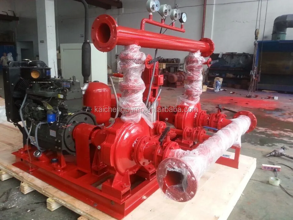 Diesel+electric+jockey Fire Fighting Pump - Buy Diesel Pump,Fire ...