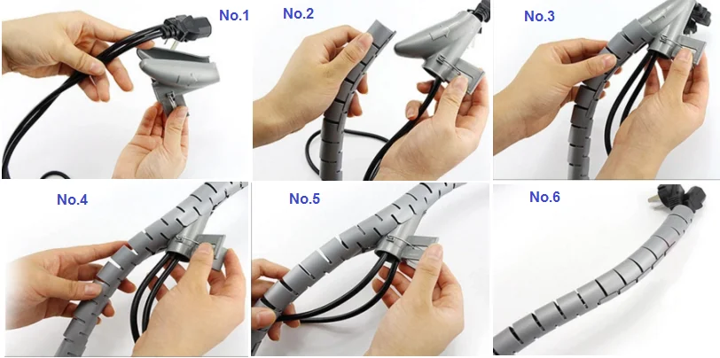 1.5/2/5/10 Meters Pack Cable Tidy