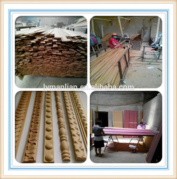 antique picture frame moulding / wood moulding for corner