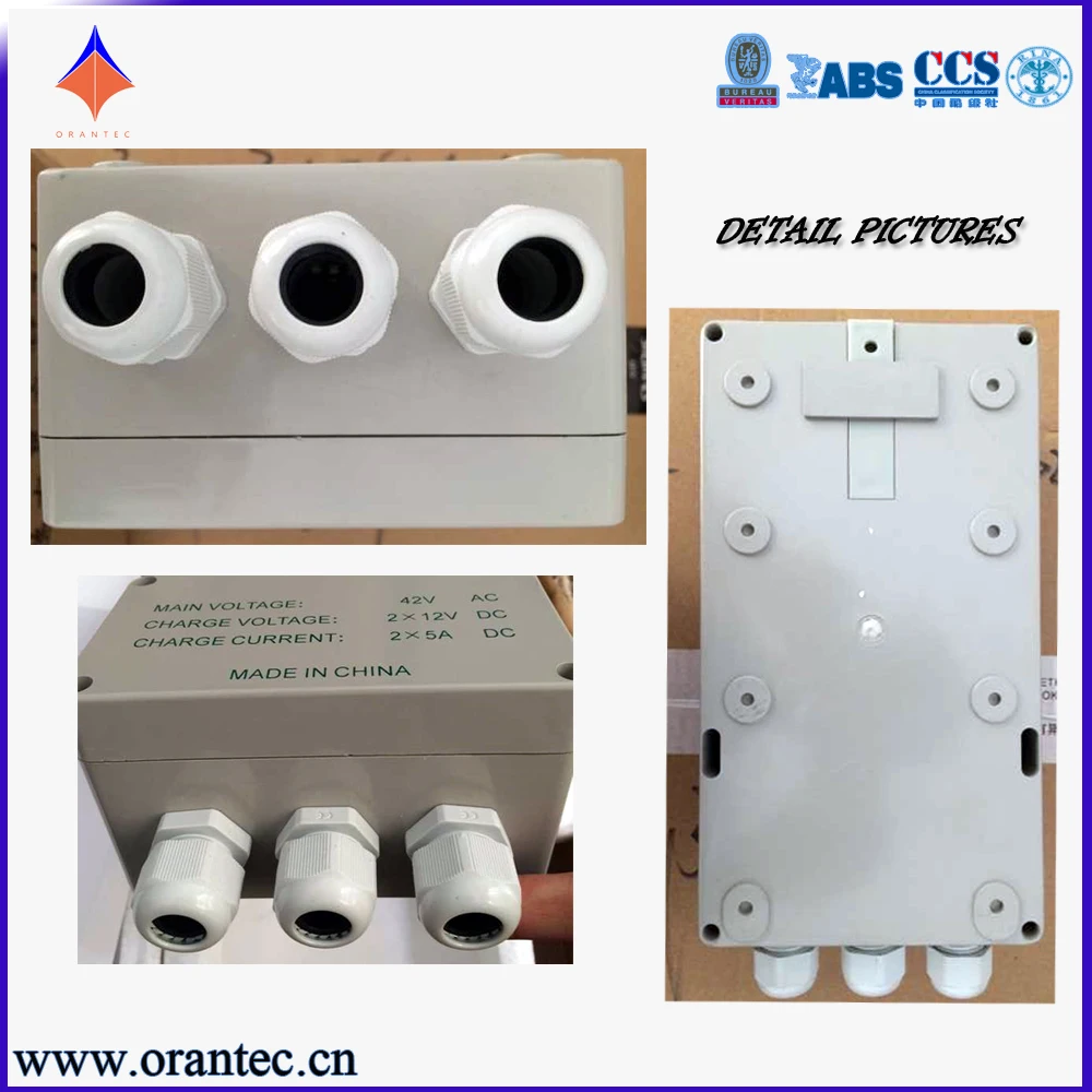 New Product IP56 Lifeboat Battery Charger CD42122, View Lifeboat