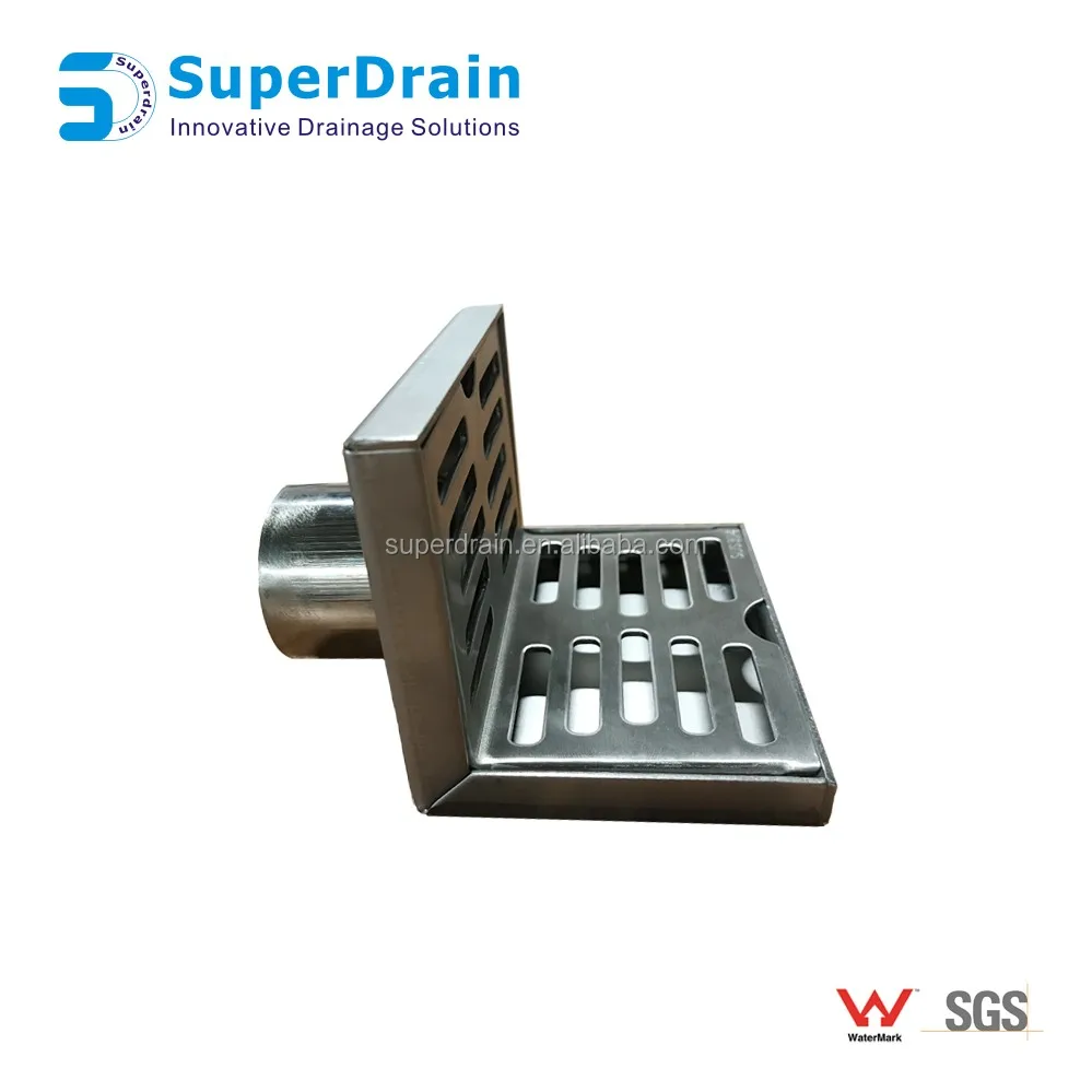 Stainless Steel 304 Balcony Roof Floor Drain Parapet Side Wall Drain 