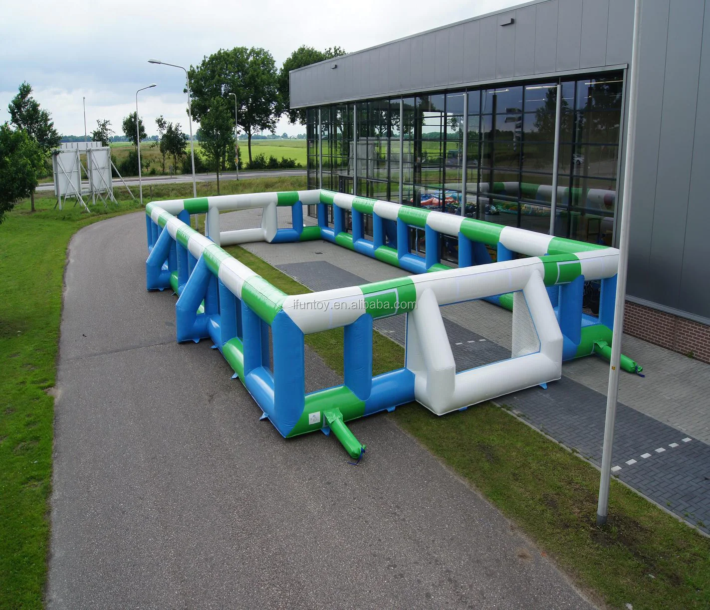 Outdoor Human Foosball Inflatable Human Table Soccer Slip N Slide