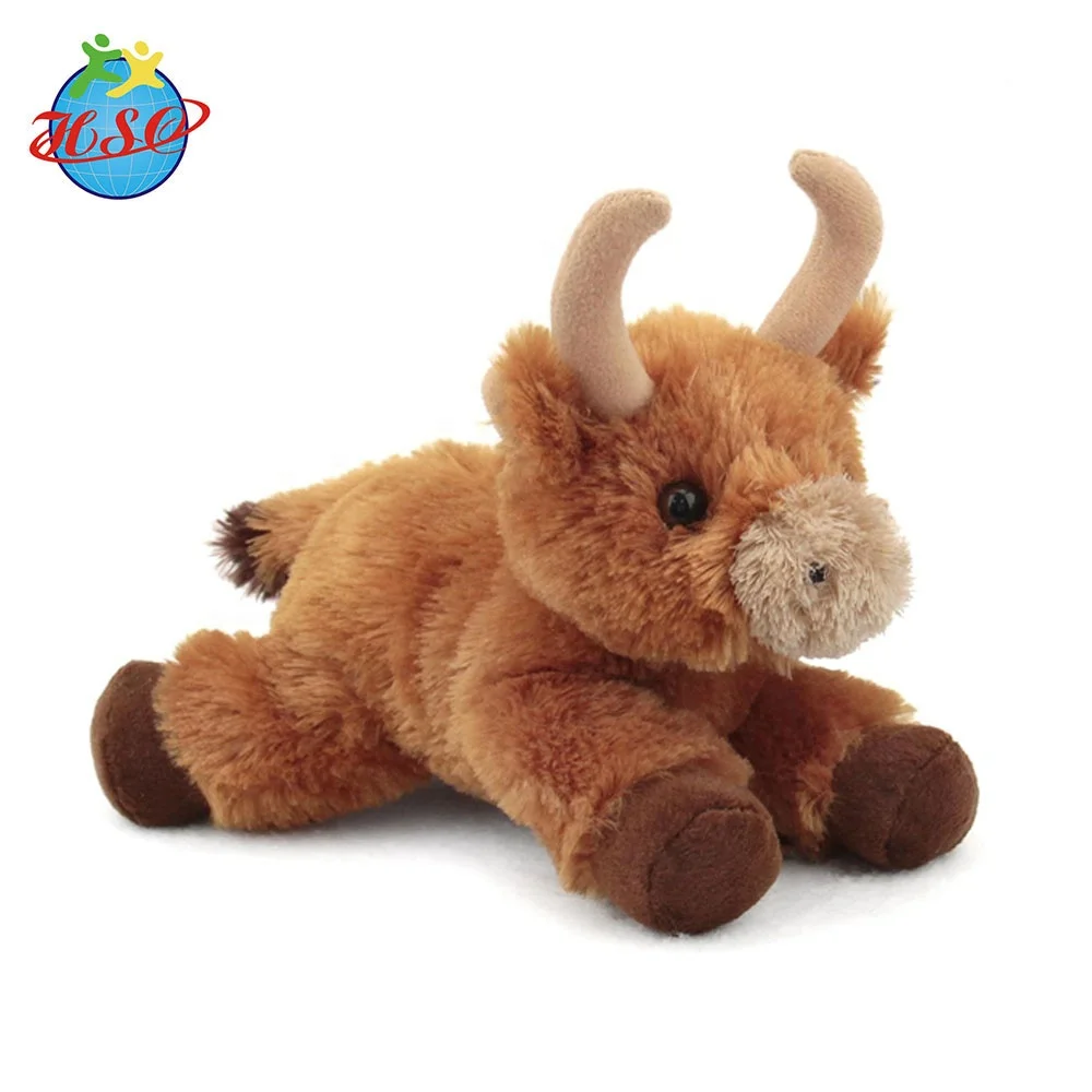 brown swiss cow stuffed animal