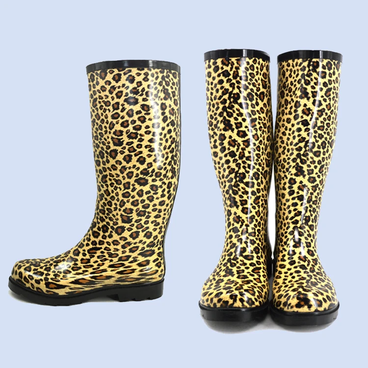 Cheetah Print Rain Boots Cheap Cheetah Print Rubber Boots Women Cheetah ...