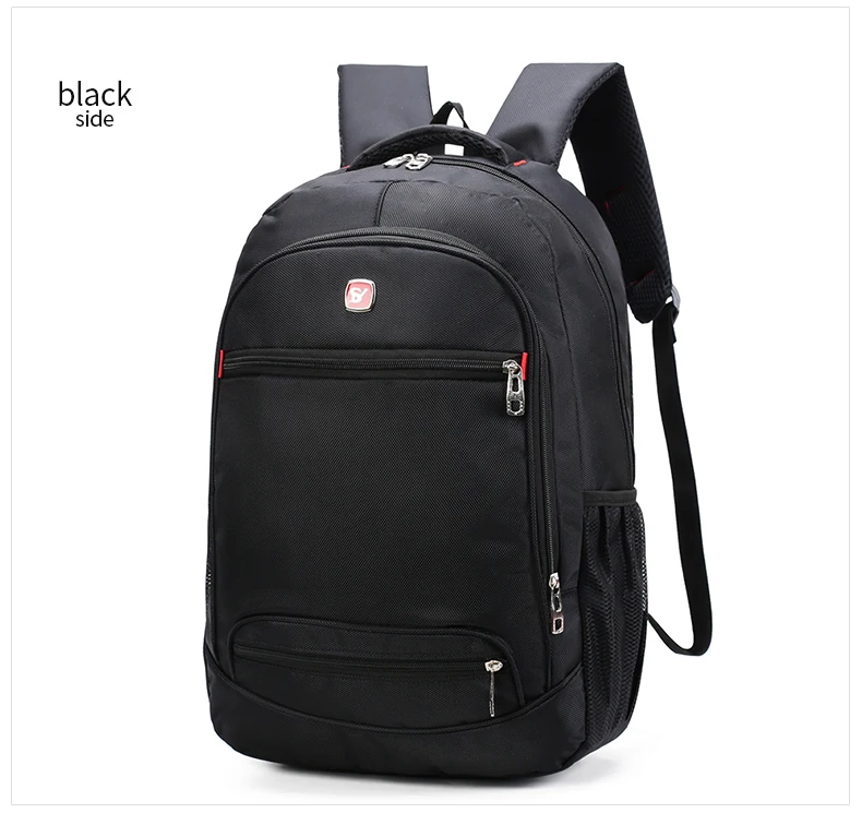 Black Multiple Laptop Backpack Computer Bag Pack Canvas Laptop Backpack ...