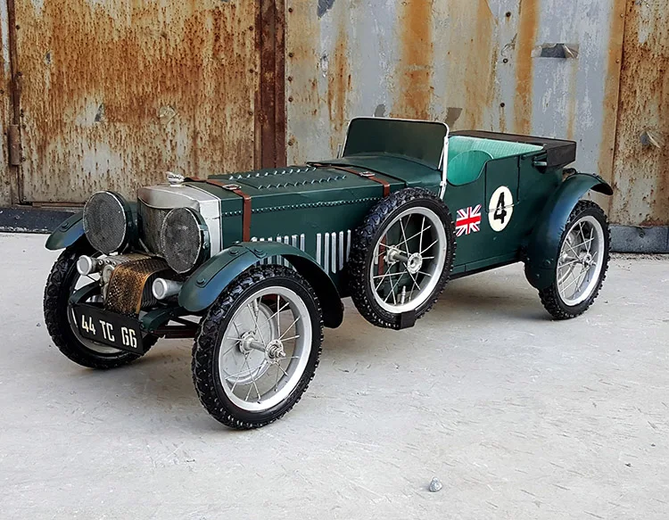 1952 Wholesale Vintage Car Model Large Size 136cm Green Metal Car Model