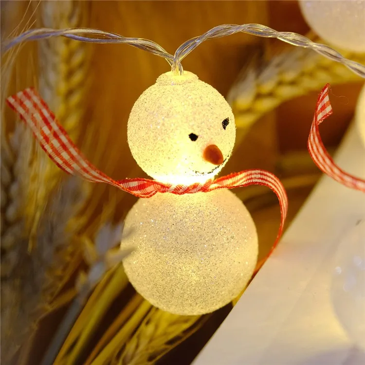 2019 New Design LED Christmas lights Snowman lights battery USB Plug Especially lovely bedroom decorations outdoor lights string