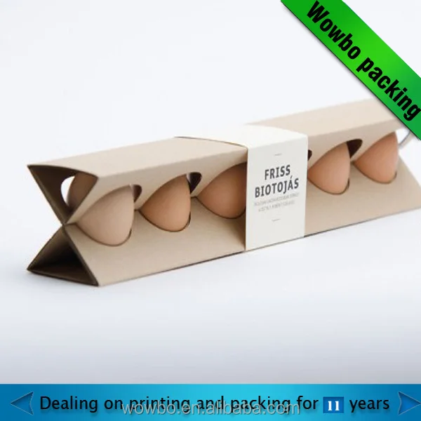 Ecofriendly Custom Paper Egg Box/ Cardboard Paper Egg Packaging Carton