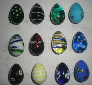 decorative glass eggs