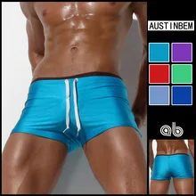 Free shipping!men’s brand AUSTINBEM Mens Swimwear Swimming Trunks for Man Swimsuits Swim Boxers Sexy Hot Surf Wear