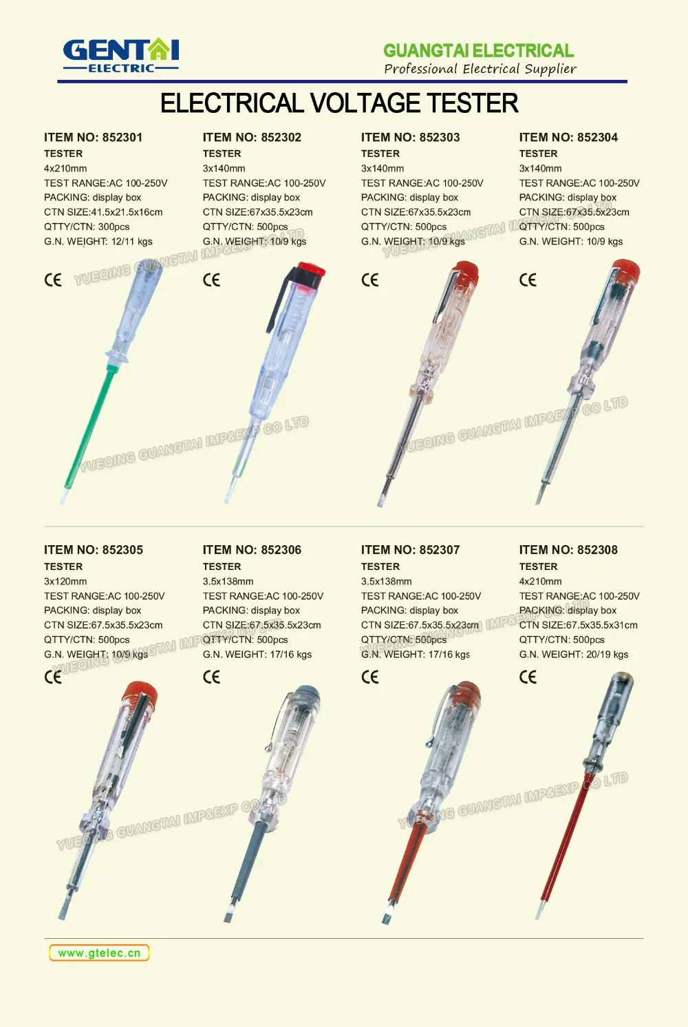 Multifunctional Electrical Voltage Tester Non Contact Electrical Voltage Detector All Weather
