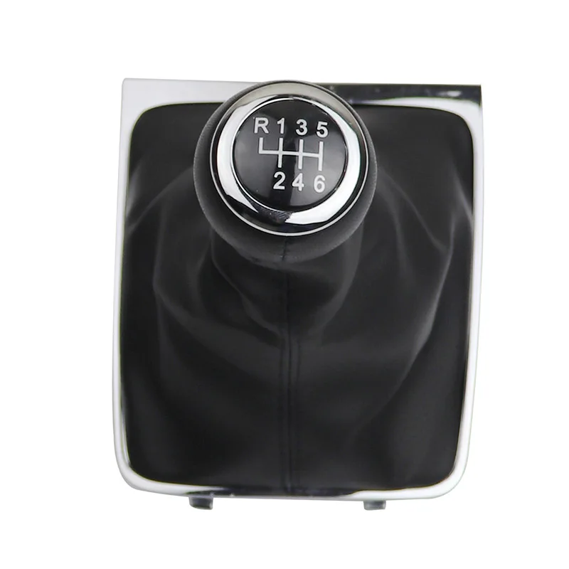 6 Speed Gear Shift Knob For Volkswagen Vw Passat B6 20052011 With