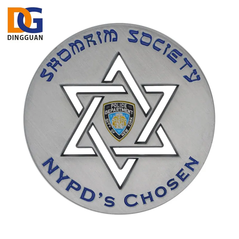 Customized Zinc Alloy coin Military Army Challenge Pistol Gun Coin.jpg