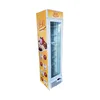 218L vertical showcase,beverage cooler,supermarket display freezer fridge
