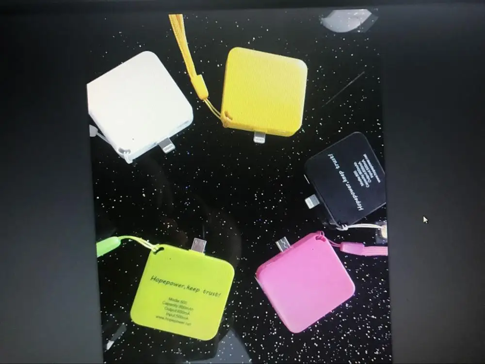 2017 Portable One Time Use Power Bank Rechargeable Disposable power bank 800mAhphone Charger
