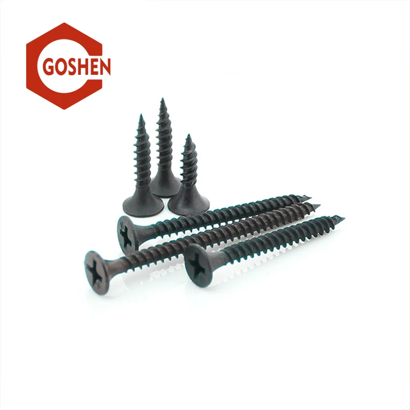 Black oxide Drywall Screws For Attaching Drywall to Wood Products from