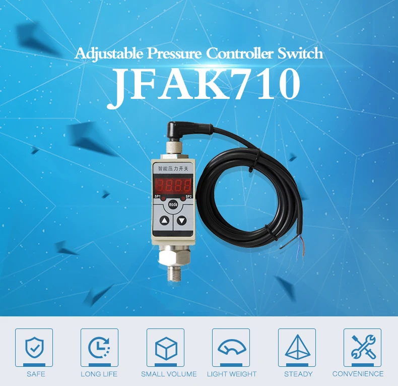 Compact Digital Smart 24v Dc Low Pressure Control Switch