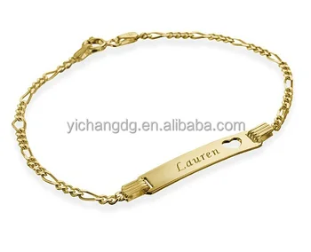 baby girl gold bracelets with name