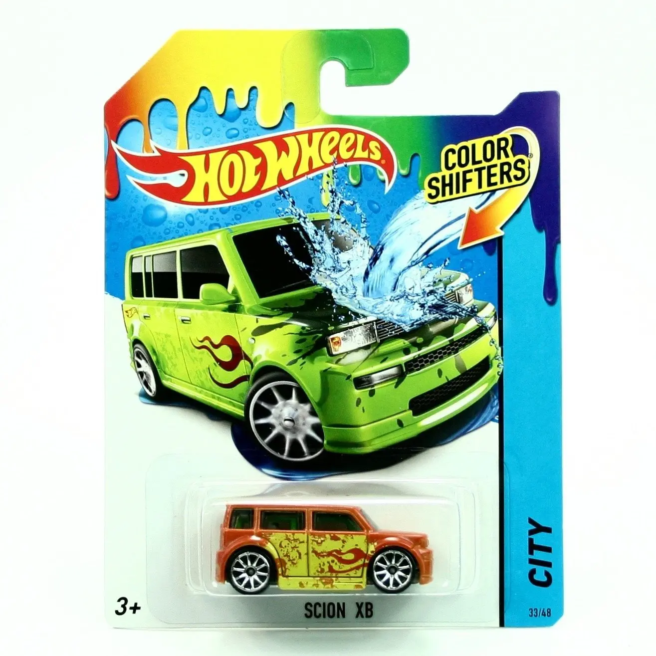 SCION XB * COLOR SHIFTERS * 2014 Hot Wheels City Series 1:64 Scale Vehicle ...