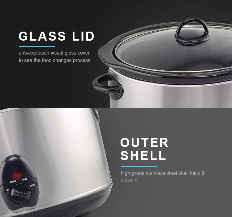 The kitchen appliances double slow cooker photos big industrial cooking pot