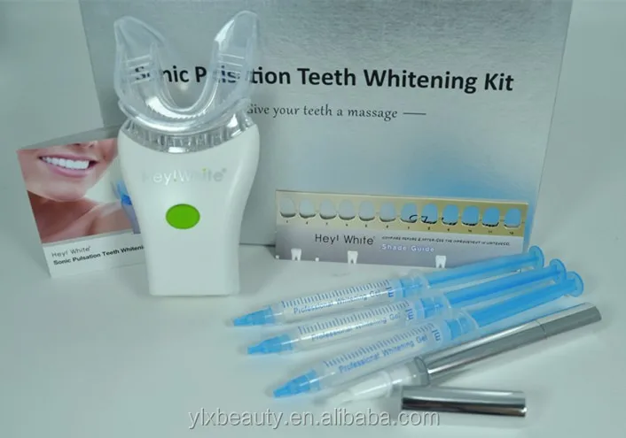 Sonic Pulsation Teeth Whitening Kit The Sonic Device Sends Pulses