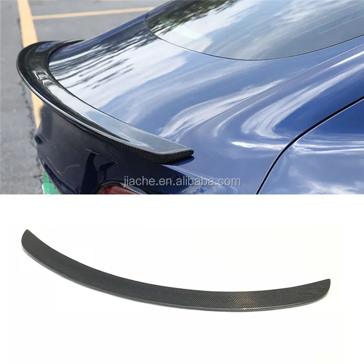 Rear Spoiler Boot Wings For Tesla Model 3 Sedan 4 Door 2016 2020 Carbon Fiber Frp Trunk Trim Sticker Car Styling Buy Car Rear Spoiler For Tesla Carbon Fiber Rear Boot Spoiler Rear Trunk