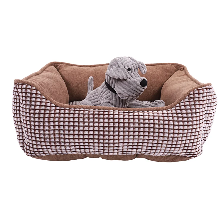 منتجات الحيوانات الأليفة 2019 لينة مربع دافئ وافق الحيوانات الأليفة الحيوانات الصغيرة الكلاب سرير وسادة اكسسوارات الحيوانات الأليفة السرير للكلاب