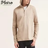 OEM active mens knit gym wear blank tech hoodie