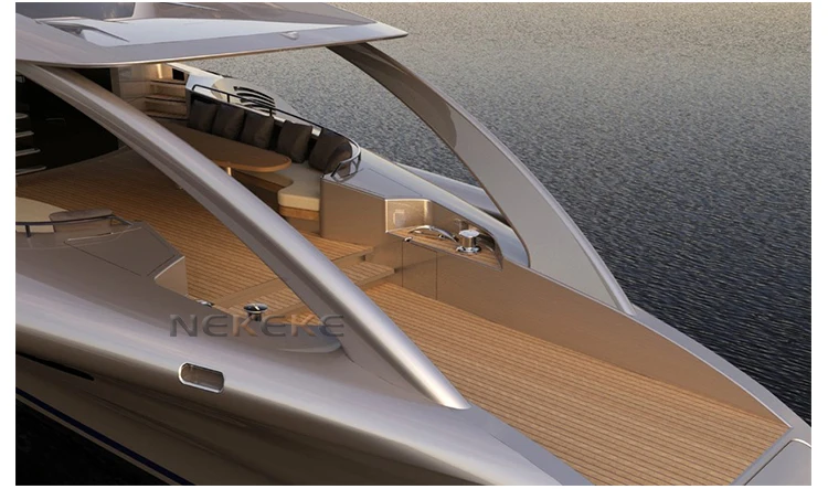 25 Meter Roll Marine Boat Yacht Synthetic Teak Deck Plank 200mm Without Caulking