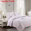 New Products Cute Pink Patchwork 100% Cotton Quilted Handmade Quilt Bedding Set