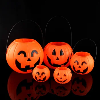 Eco Friendly Light Up Plastic Led Pumpkin Buckets Eco Friendly Light Up Plastic Led Pumpkin Buckets