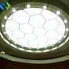 dimmable light box rectangle irregular fireproof lightweight decorative artistic 3d skylight pvc ceiling panel