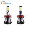 Super quality chrome fog light led headlight hot selling 12V laser turn sign light kit back up lam bulbs with ice blue/white