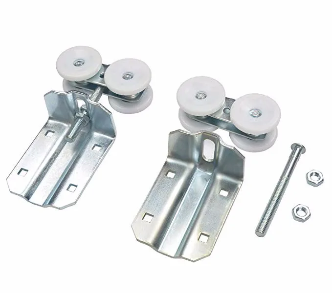 6.6 Ft Raw Material Galvanized Box Track Sliding Barn Door Hardware For