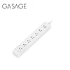 6 AC outlets USA type extension power socket with 1.5M AC cable