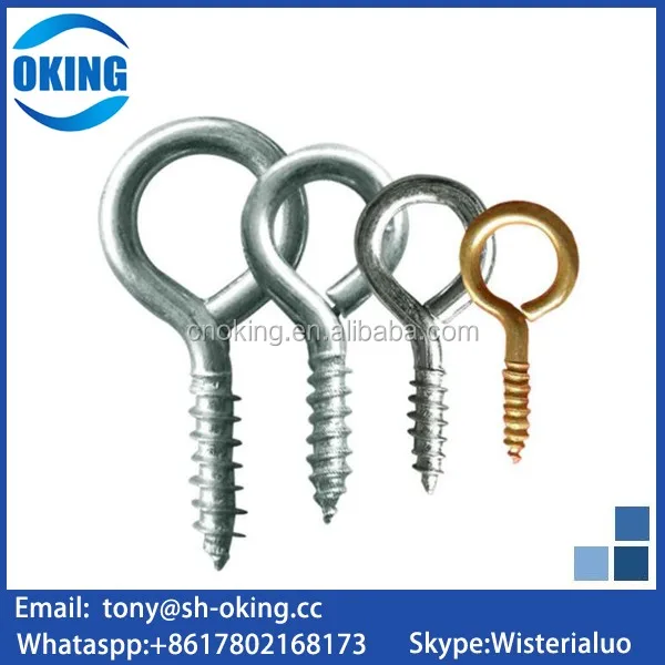 Female Eye Bolt Passivated M1.6m24 Brass Din St2.5*19 Nonstandards